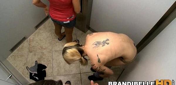 Brandi Belle Stuck in Elevator As Couples Fuck
